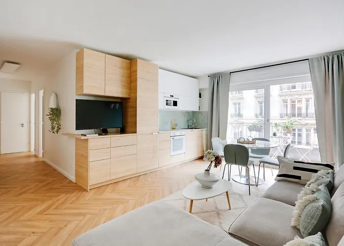 3 Pieces Contemporain Avec Balcon Ensoleille Παρίσι